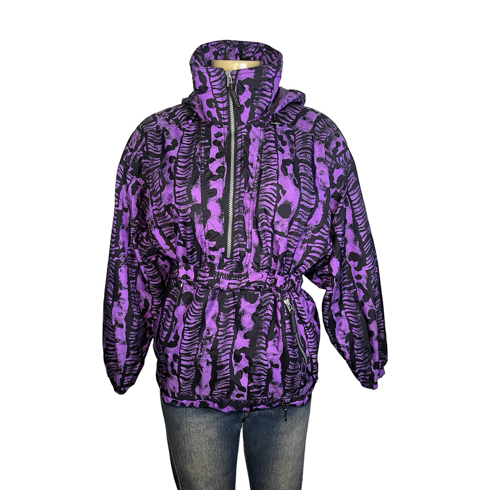 Obermeyer Pullover Jacket Womens Small Purple Bla… - image 2